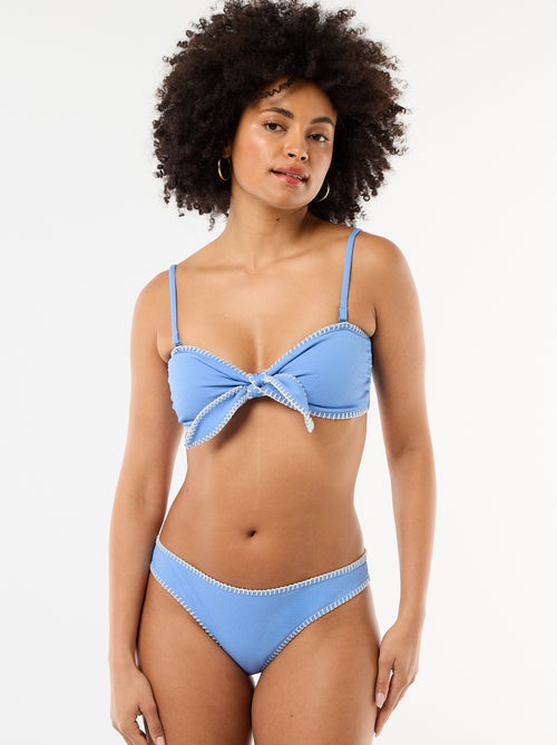Braguita de bikini con pespuntes contrastados - Kiabi