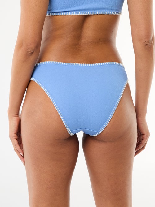 Braguita de bikini con pespuntes contrastados - Kiabi