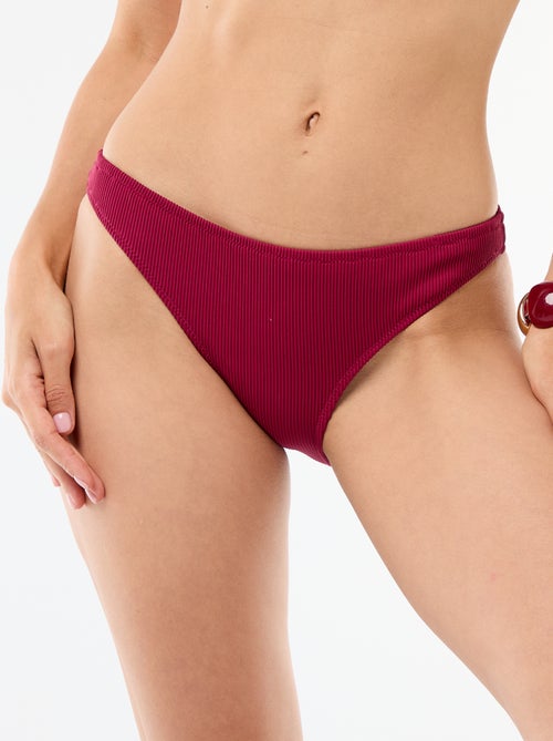 Braguita de bikini de punto texturizado - Kiabi