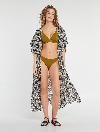 Braguita de bikini de punto texturizado