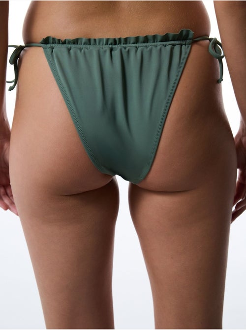 Braguita de bikini de tiro bajo con lazo super frill penti - Kiabi