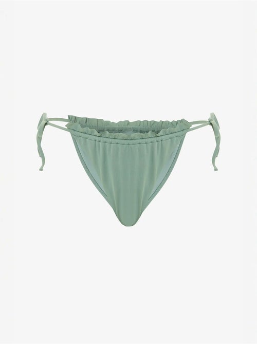Braguita de bikini de tiro bajo con lazo super frill penti - Kiabi