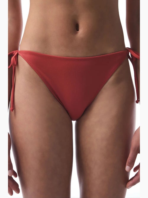 Braguita de bikini de tiro bajo con lazos laterales penti - Kiabi