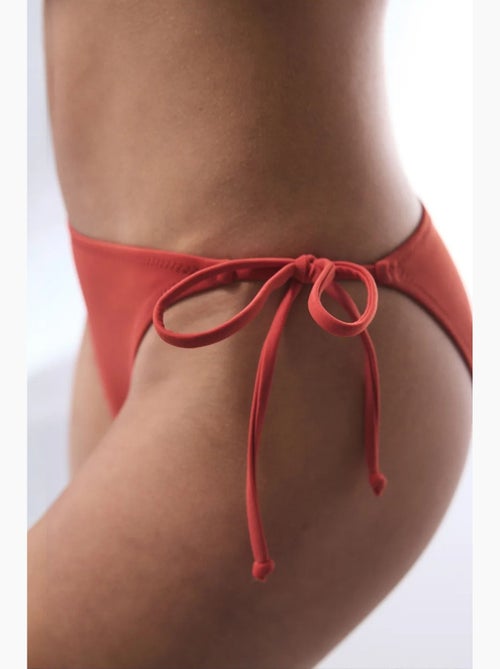 Braguita de bikini de tiro bajo con lazos laterales penti - Kiabi