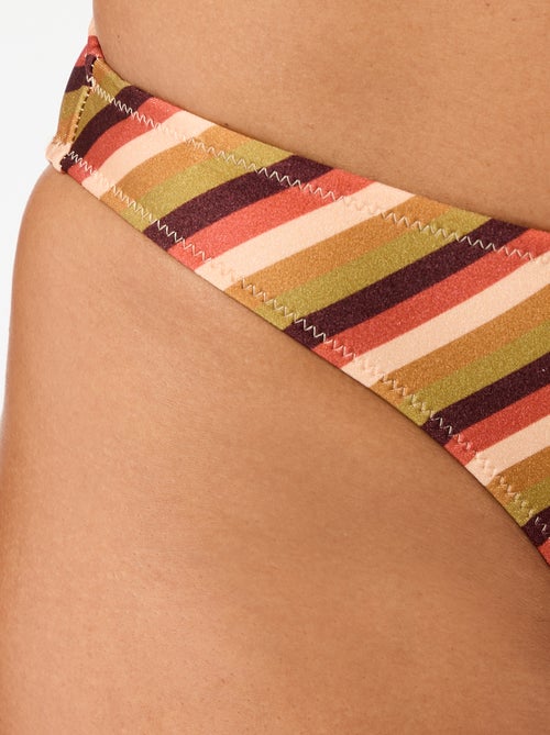 Braguita de bikini en microfibra estampada - Kiabi