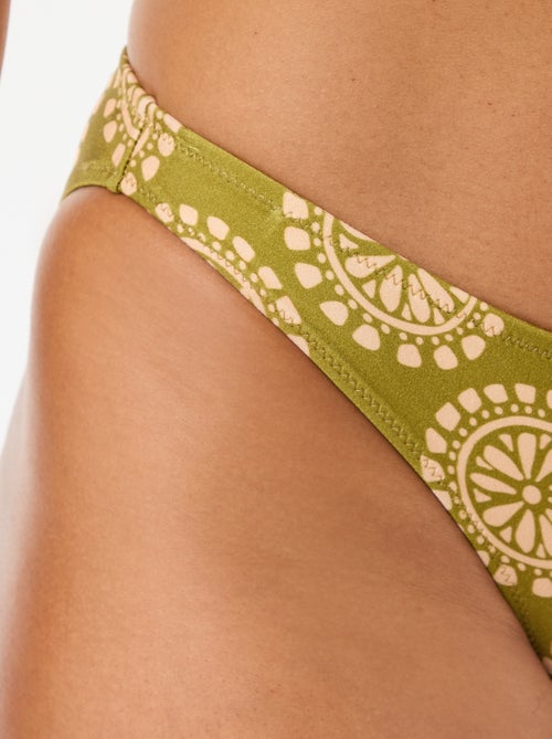 Braguita de bikini en microfibra estampada - Kiabi