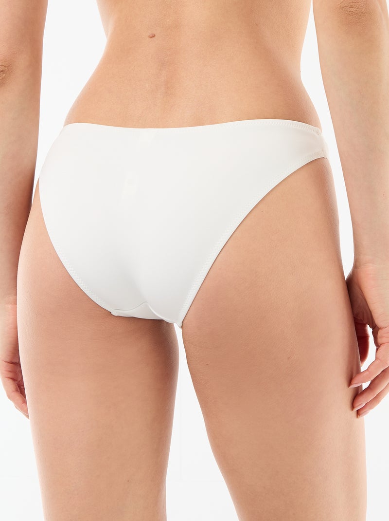 Braguita de bikini en microfibra suave Blanco - Kiabi