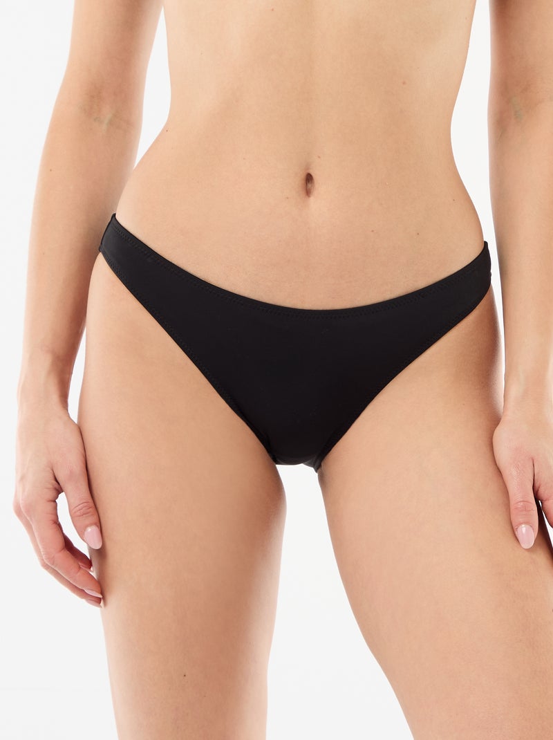 Braguita de bikini en microfibra suave Negro - Kiabi