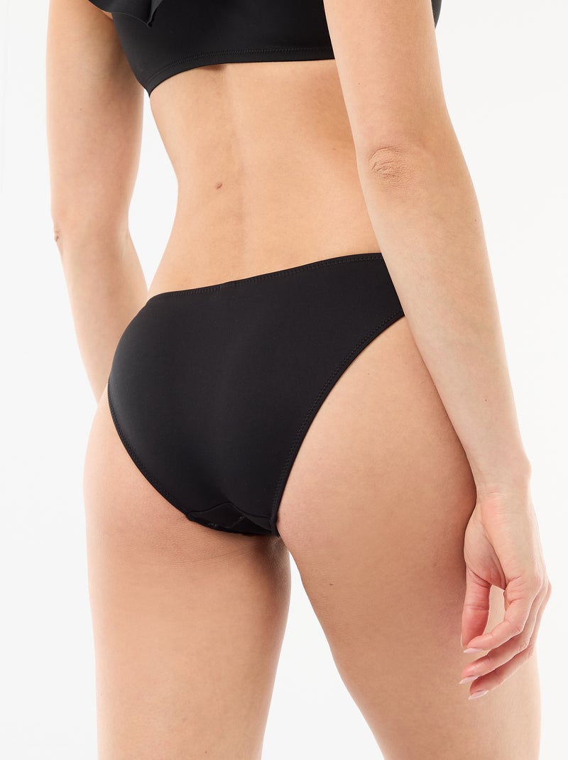 Braguita de bikini en microfibra suave Negro - Kiabi