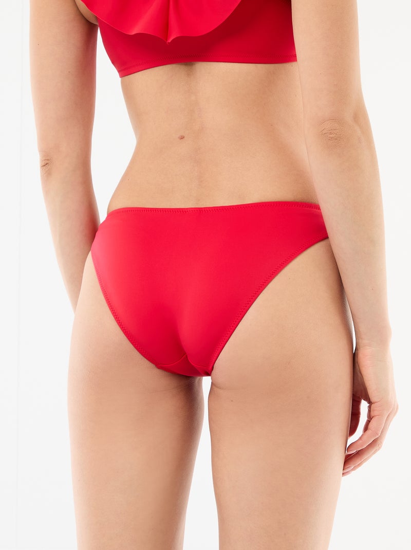Braguita de bikini en microfibra suave Rojo - Kiabi