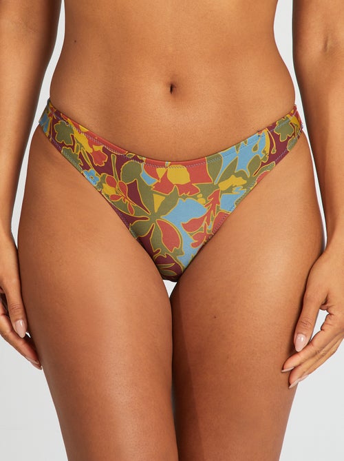 Braguita de bikini estampada flores - Kiabi