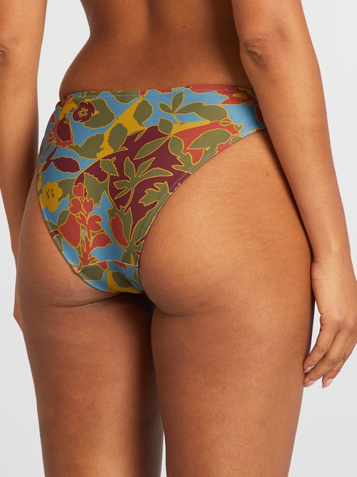 Braguita de bikini estampada flores - Kiabi