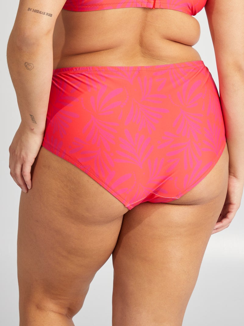 Braguita de bikini estampada NARANJA - Kiabi