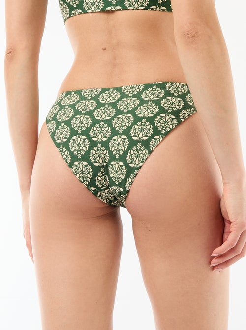 Braguita de bikini estampada reversible - Kiabi