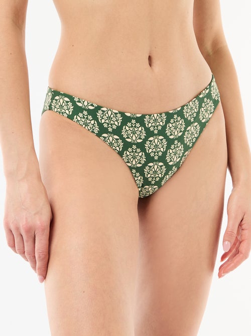 Braguita de bikini estampada reversible - Kiabi