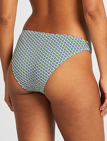 Braguita de bikini estampado geométrico