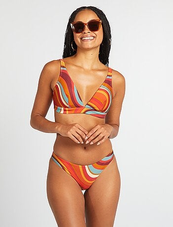 Braguita de bikini estampado psicodélico