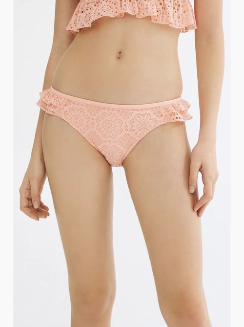 Braguita de bikini marsilya con volante lateral penti - Kiabi