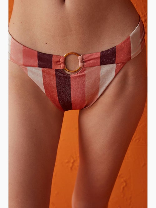 Braguita de bikini melrose fashion a rayas brillantes penti - Kiabi