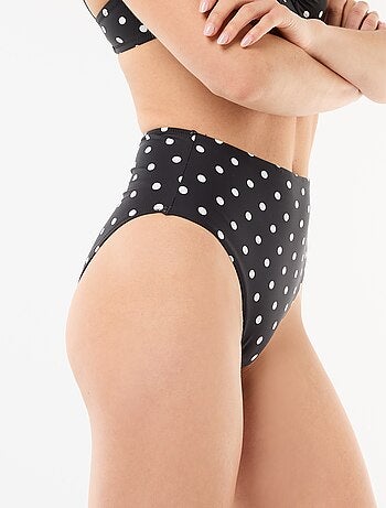 Braguita de bikini moldeadora de tiro alto