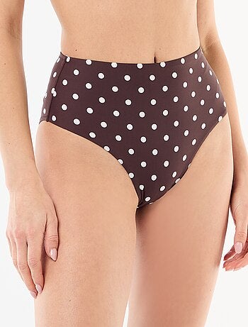 Braguita de bikini moldeadora de tiro alto