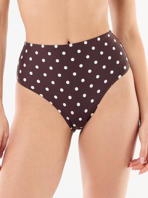 Braguita de bikini moldeadora de tiro alto - Kiabi