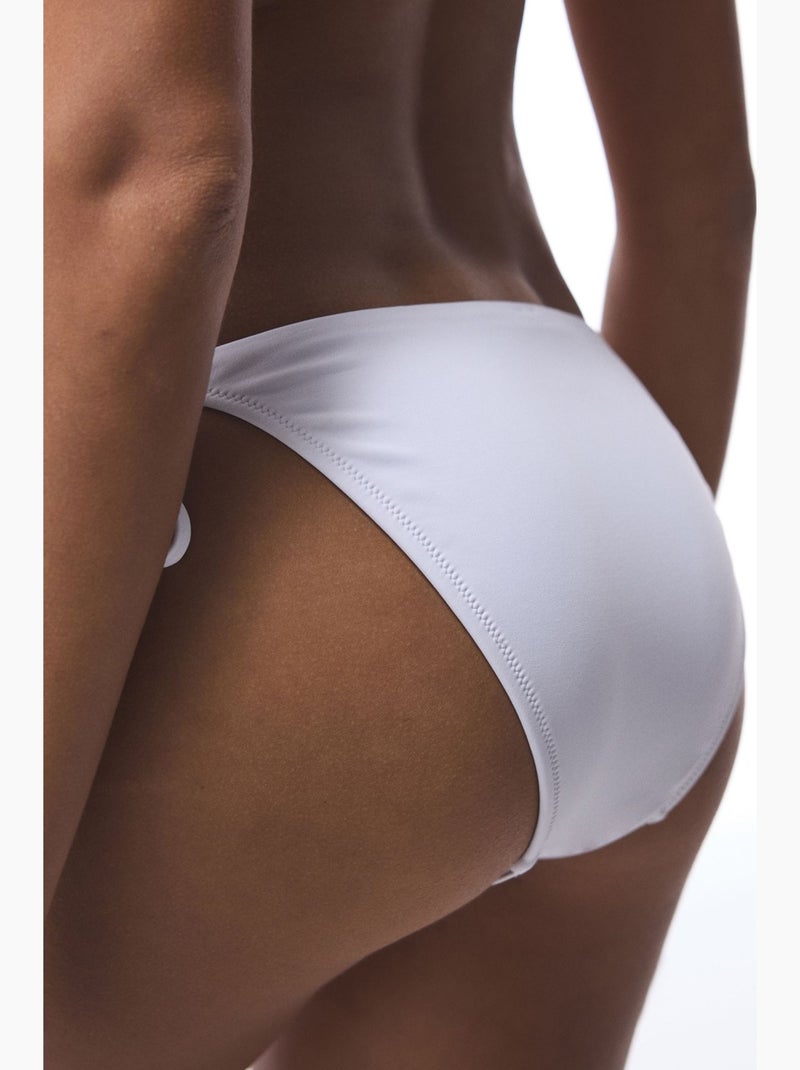 Braguita de bikini mujer bordada penti Blanco - Kiabi