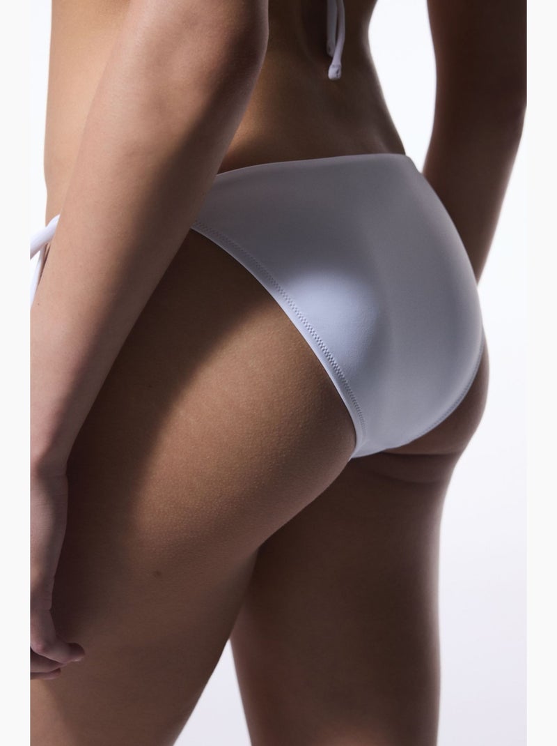 Braguita de bikini mujer bordada penti Blanco - Kiabi