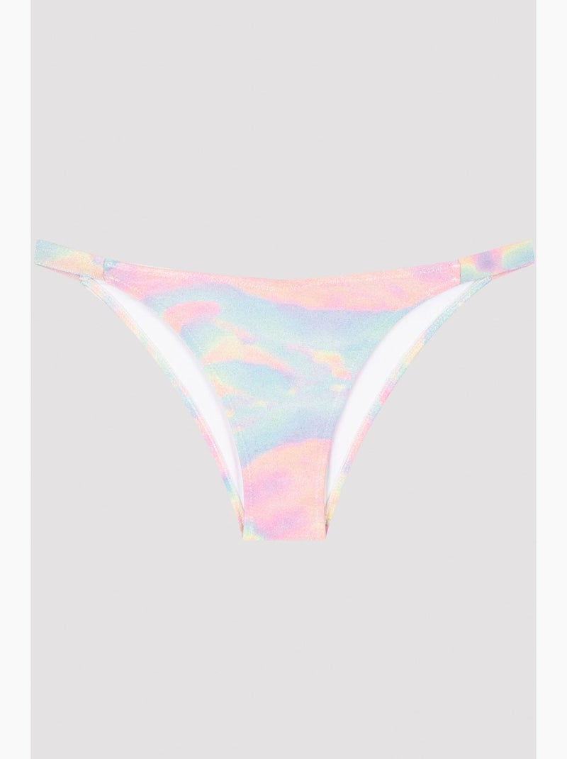 Braguita de bikini pastel brillante bette side penti Rosa/Azul/Verde - Kiabi