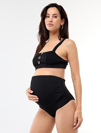 Braguita de bikini premamá de tiro alto