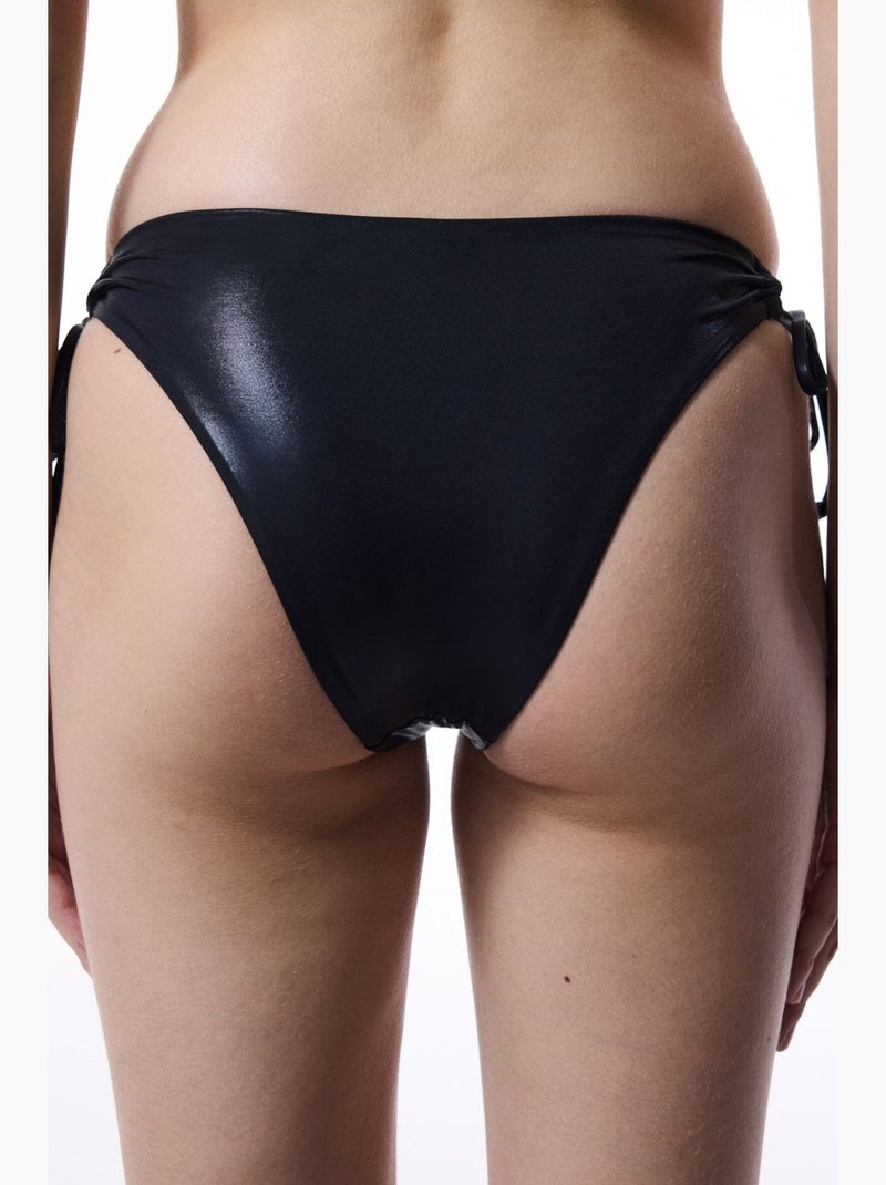 Braguita de bikini shale de corte minimalista penti Negro - Kiabi