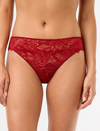 Braguita de encaje con lentejuelas