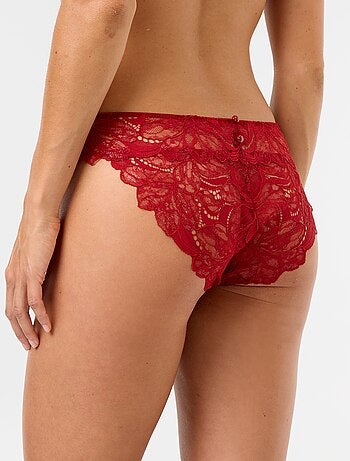Braguita de encaje con lentejuelas