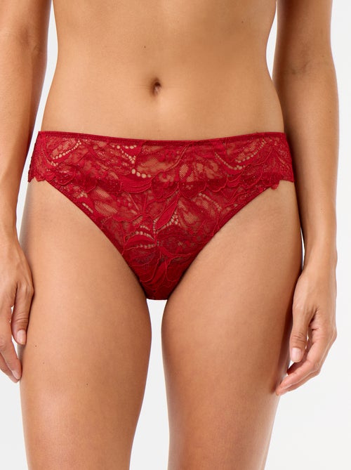 Braguita de encaje con lentejuelas - Kiabi