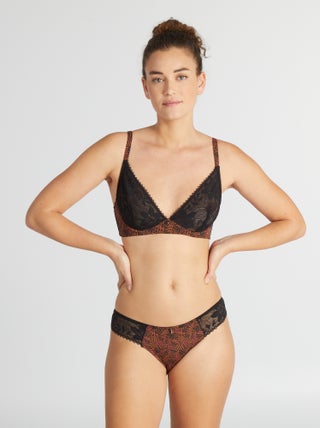 Braguita de microfibra y encaje de 'Envie de Lingerie'