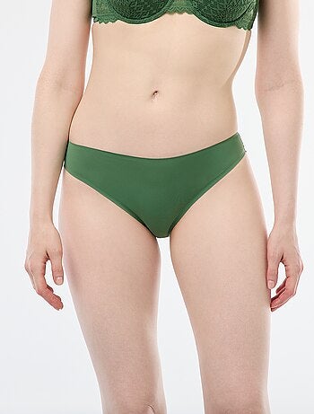 Braguita de microfibra y encaje