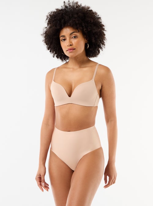 Braguita de tiro alto efecto faja - Kiabi