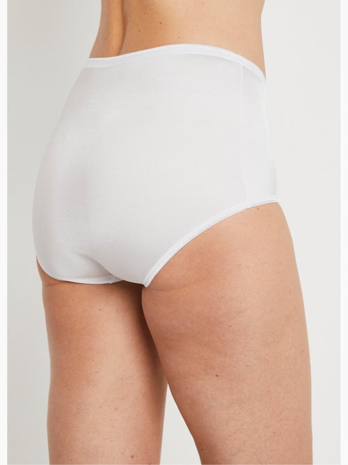 Braguita envolvente talle alto - pack de 2 - Afibel - Kiabi