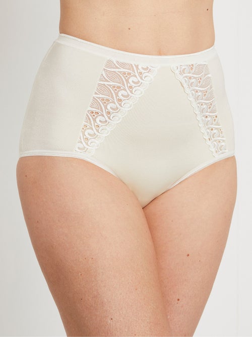 Braguita envolvente talle alto - pack de 2 - Afibel - Kiabi