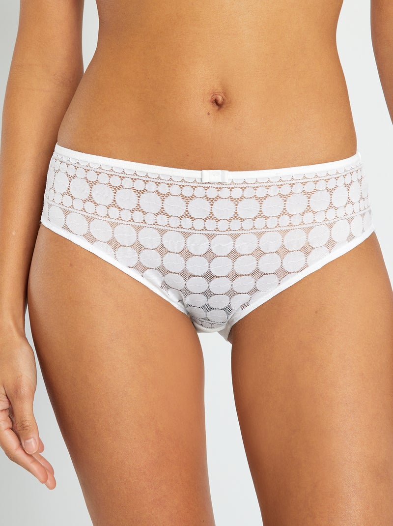Braguita Generous 'DIM' BLANCO - Kiabi