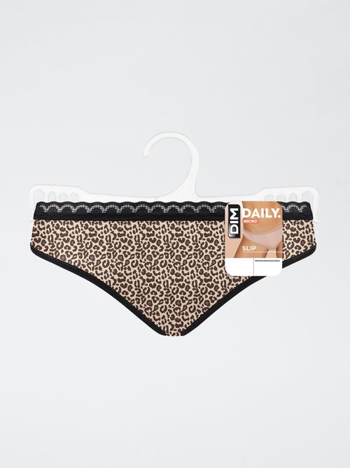 Braguita leopardo 'DIM' - Kiabi