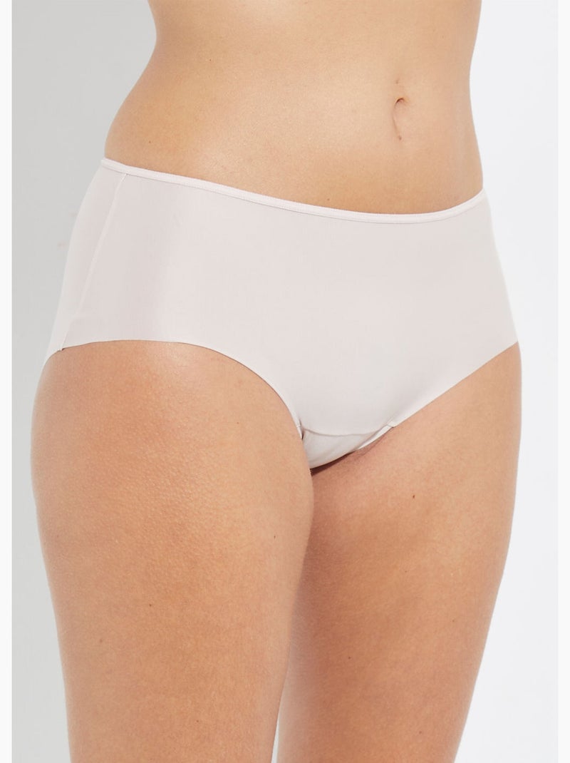 Braguita midi moldeadora, cintura normal - Afibel Beige - Kiabi