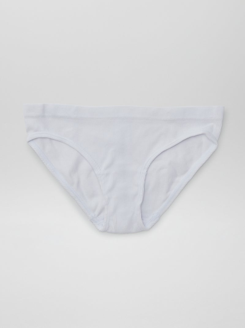 Braguita sin costuras 'Petit Béguin' Blanco - Kiabi