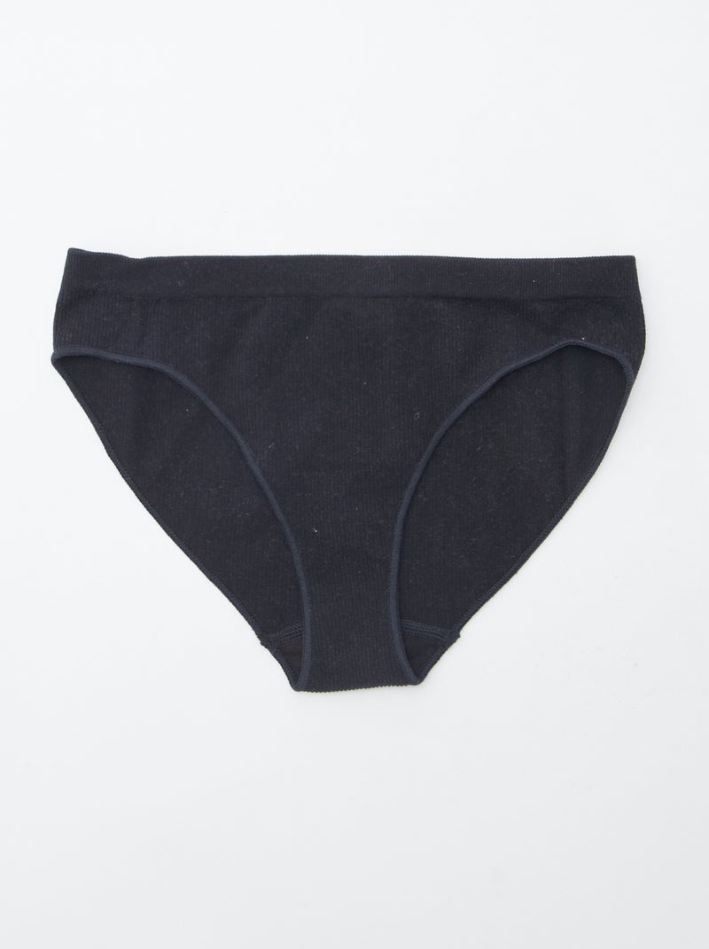 Braguita sin costuras 'Petit Béguin' Negro - Kiabi