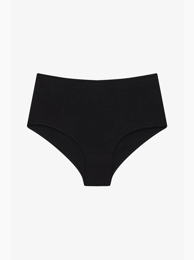 Braguita slip de tiro alto 3 unidades penti Negro - Kiabi
