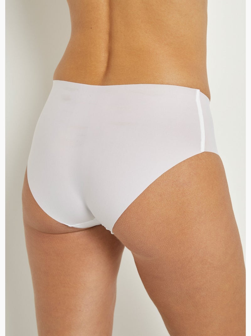 Braguitas altas invisibles sin costuras - AFIBEL Blanco - Kiabi