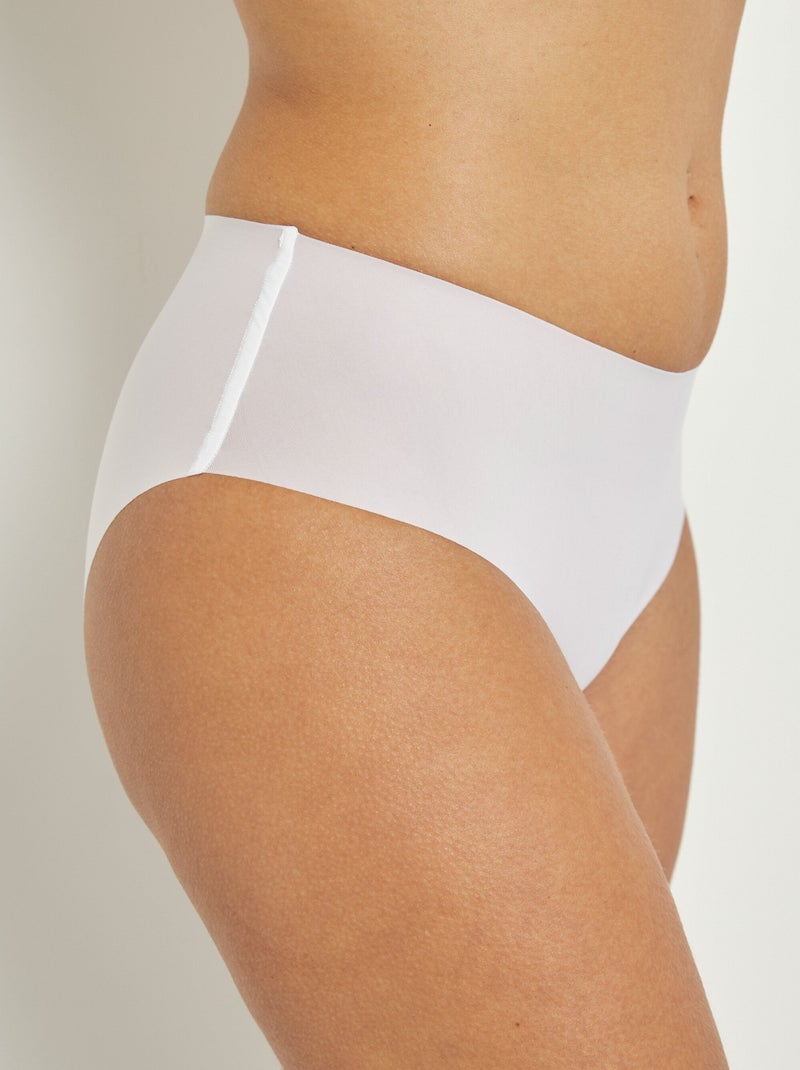 Braguitas altas invisibles sin costuras - AFIBEL Blanco - Kiabi