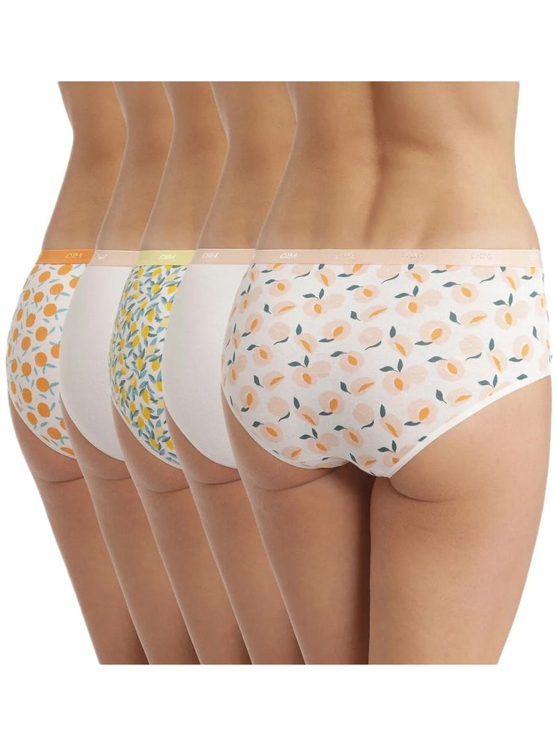 Braguitas Culotte para Mujer - Pack de 5 Blanco - Kiabi