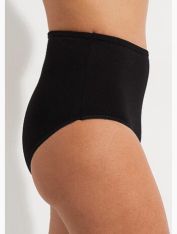 Braguitas de algodón de talle alto - paquete de 6 - Afibel