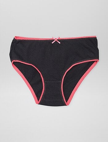 Braguitas de algodón estampadas - pack de 5
